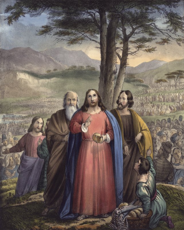 Cristo nutre la moltitudine da Siegfried Detler Bendixen