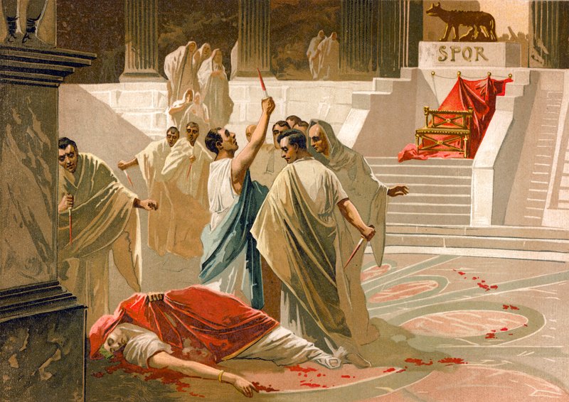 Assassinio di Giulio Cesare da Spanish School