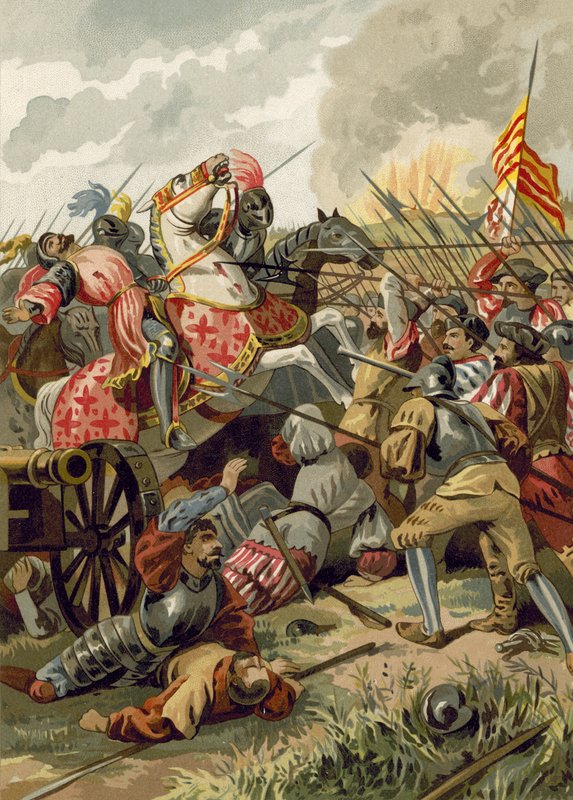 Battaglia di Cerignola, Italia, 1503 da Spanish School