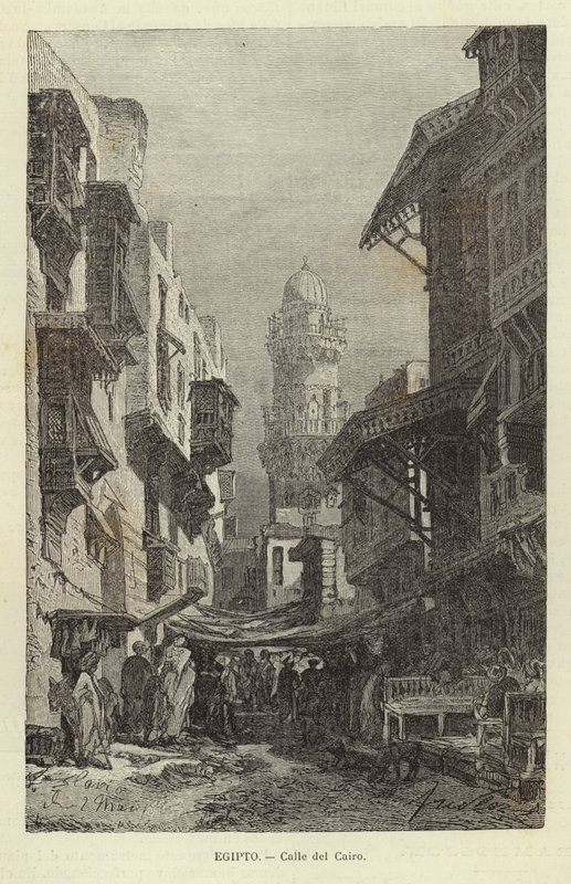Strada al Cairo da Spanish School