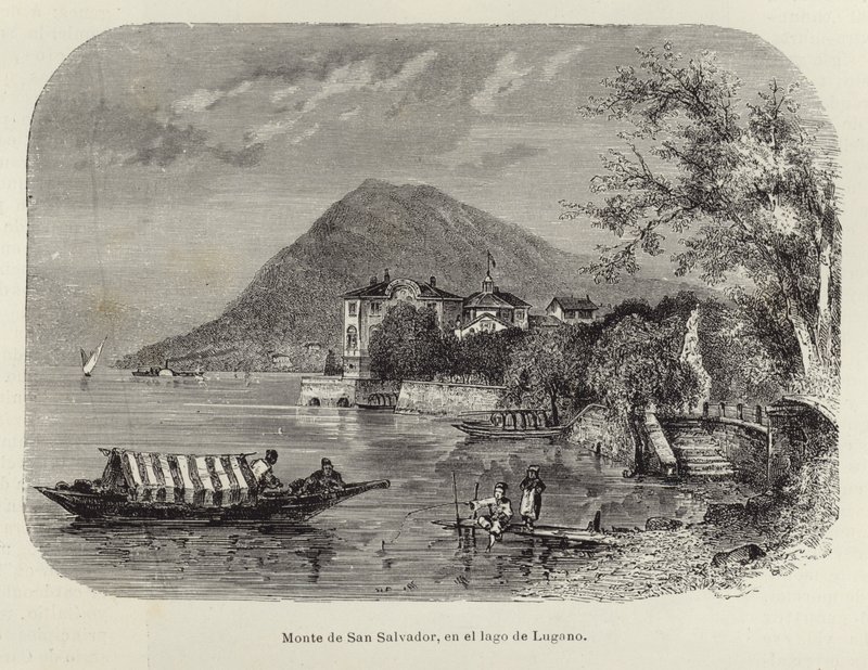 Monte San Salvatore sul Lago di Lugano da Spanish School