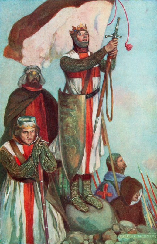 Crociati che avvistano Gerusalemme da Stephen Reid