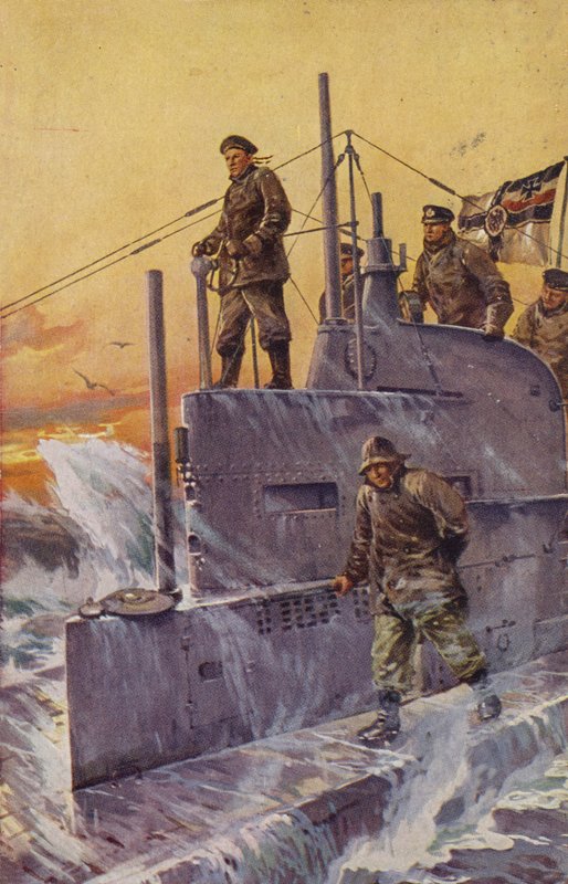 Sottomarino tedesco, Prima Guerra Mondiale (1917) da Stoewer Willy