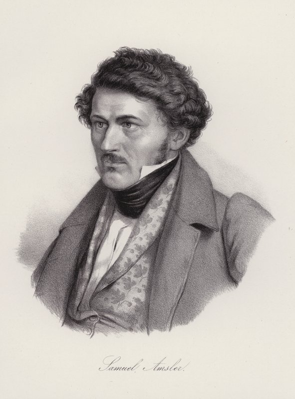 Samuel Amsler, incisore svizzero (incisione) da Swiss School