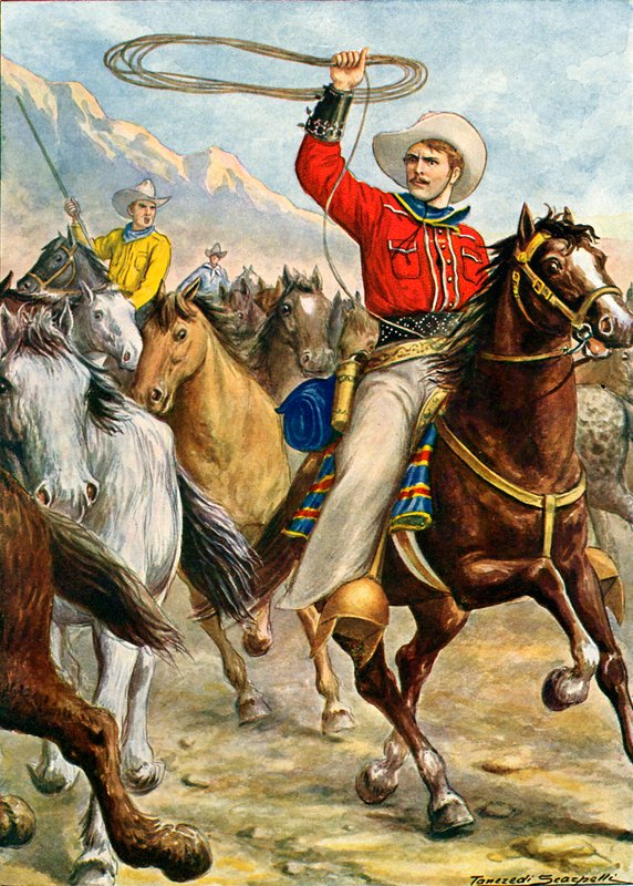 Cowboy americano da Tancredi Scarpelli