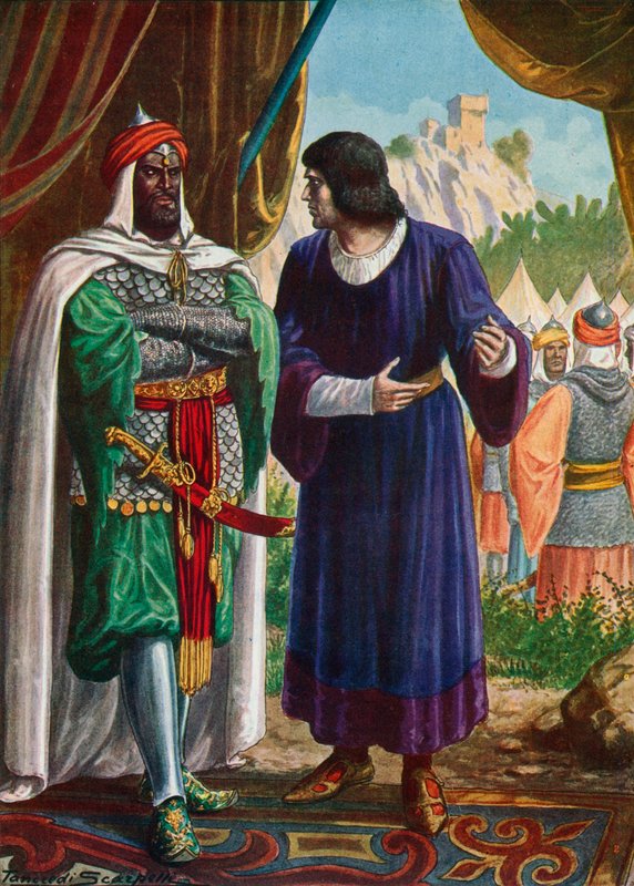 Conquista della Sicilia da parte dei Saraceni, 859 da Tancredi Scarpelli