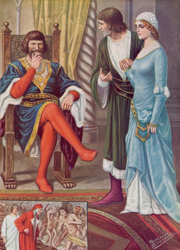 Illustrazione per la Divina Commedia di Dante da Tancredi Scarpelli