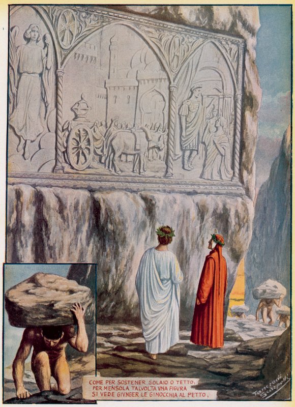 Illustrazione per la Divina Commedia di Dante da Tancredi Scarpelli