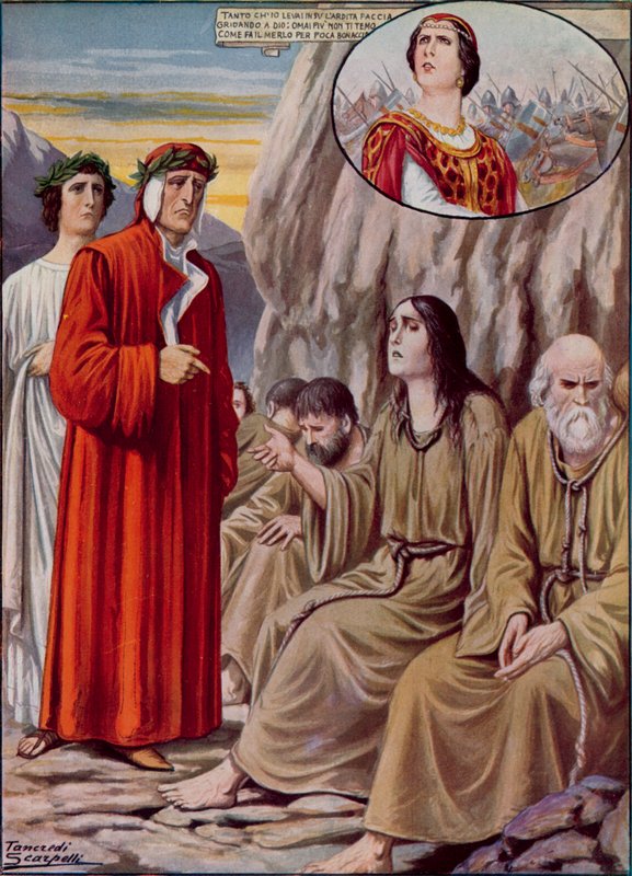 Illustrazione per la Divina Commedia di Dante da Tancredi Scarpelli