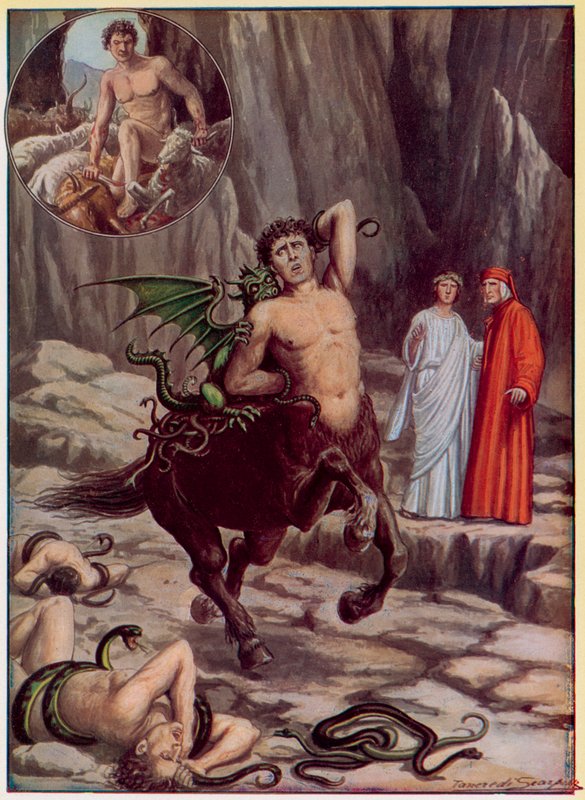 Illustrazione per la Divina Commedia di Dante da Tancredi Scarpelli