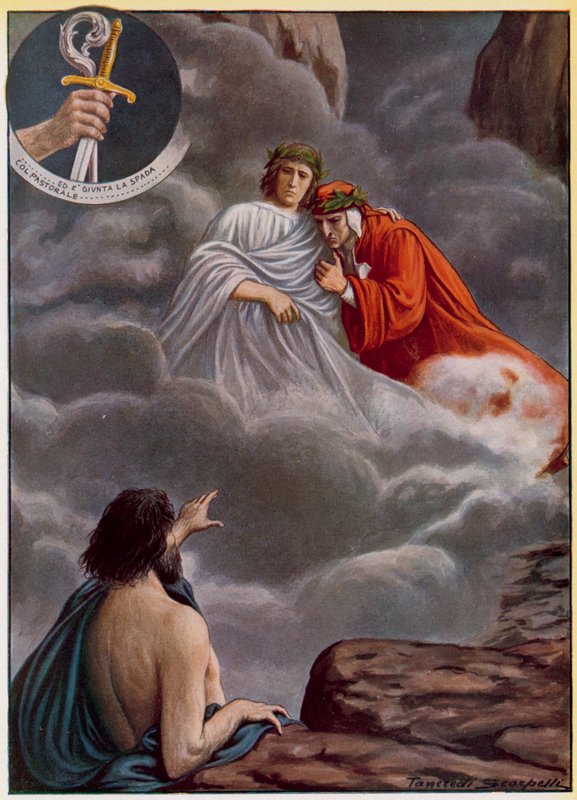 Illustrazione per la Divina Commedia di Dante da Tancredi Scarpelli