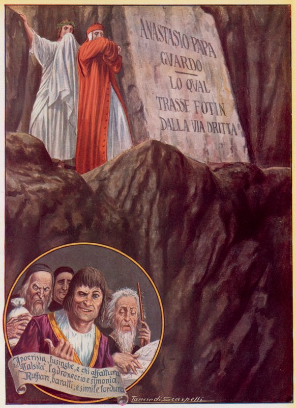 Illustrazione per la Divina Commedia di Dante da Tancredi Scarpelli