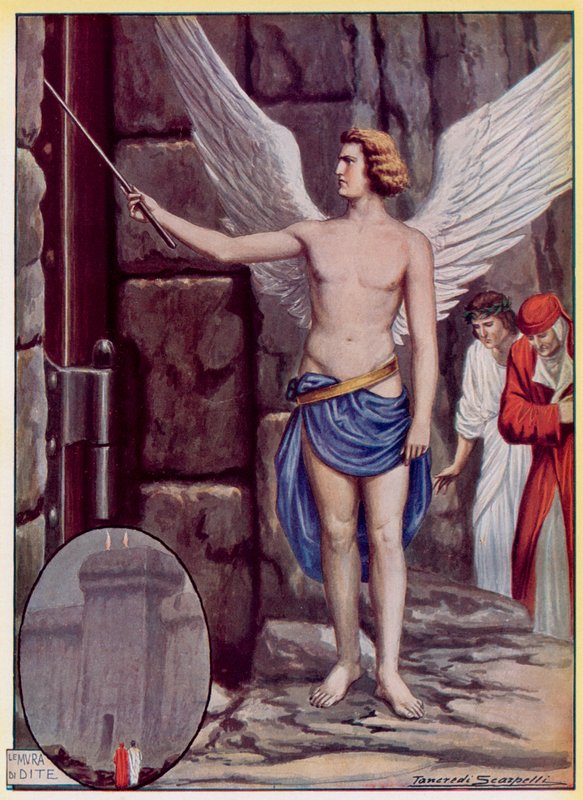 Illustrazione per la Divina Commedia di Dante da Tancredi Scarpelli