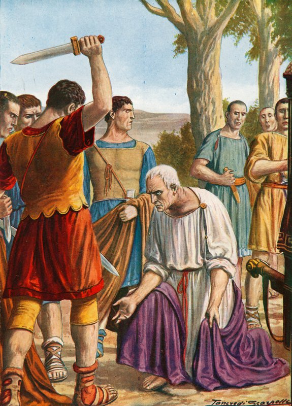 La morte di Cicerone da Tancredi Scarpelli