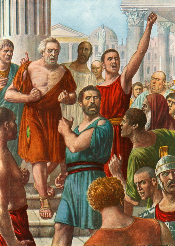 Il vecchio centurione mostra le sue ferite da Tancredi Scarpelli