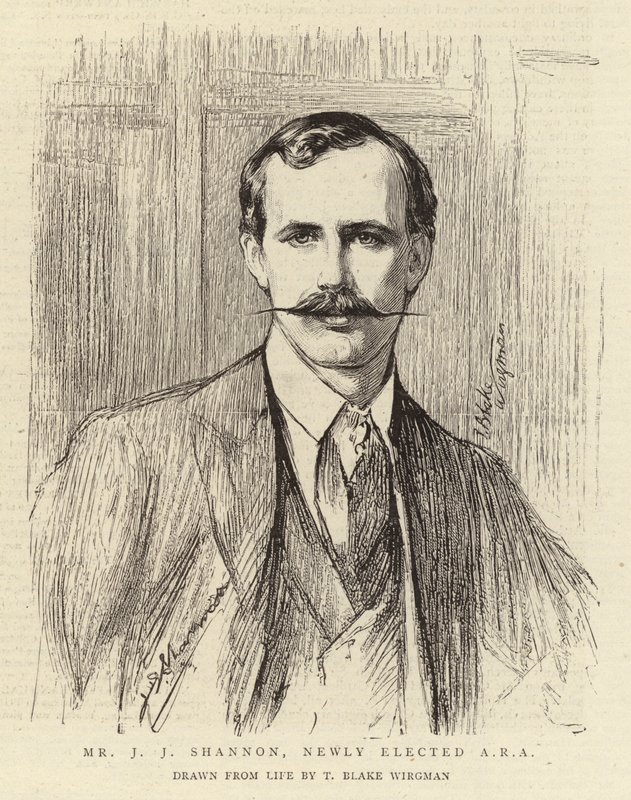 Il signor J J Shannon, neo eletto ARA da Theodore Blake Wirgman