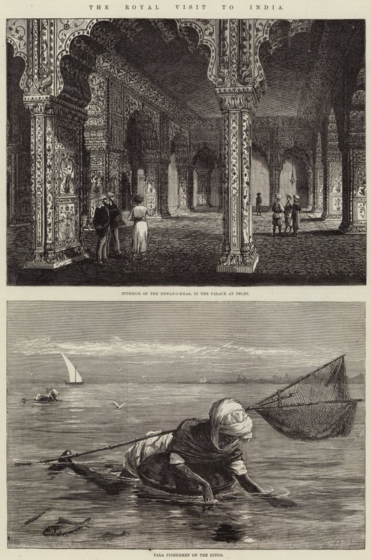 La visita reale in India da Thomas W. Wood