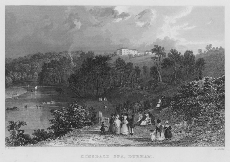 Dinsdale Spa, Durham da Thomas (after) Allom