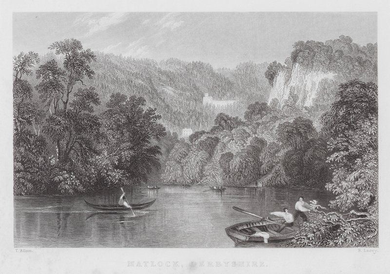 Matlock, Derbyshire (incisione) da Thomas (after) Allom