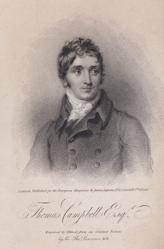 Thomas Campbell, poeta scozzese da Thomas (after) Lawrence