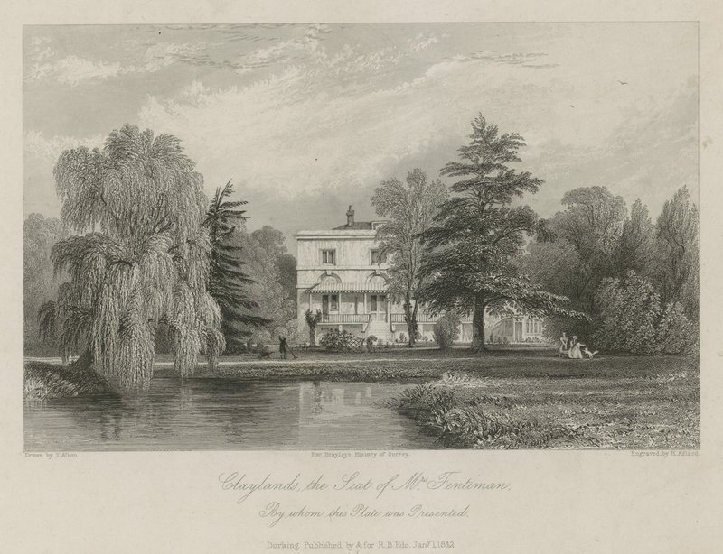 Claylands, la dimora della signora Fentima da Thomas Allom