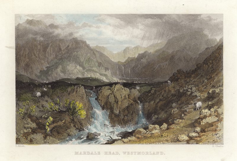 Mardale Head, Westmoreland da Thomas Allom