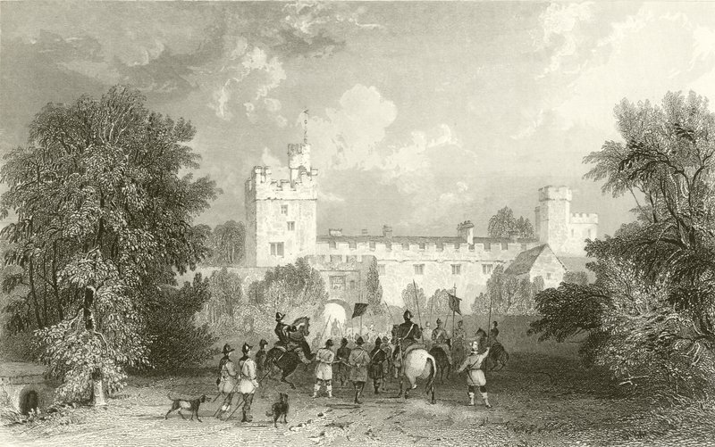 Castello di Naworth, Cumberland da Thomas Allom