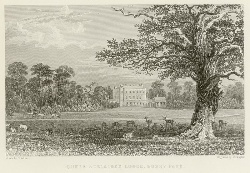 Lodge della Regina Adelaide da Thomas Allom