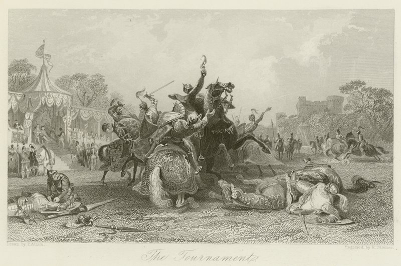 Il torneo da Thomas Allom