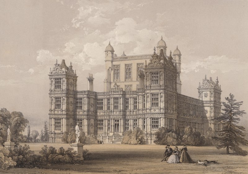 Wollaton Hall, Nottinghamshire da Thomas Allom