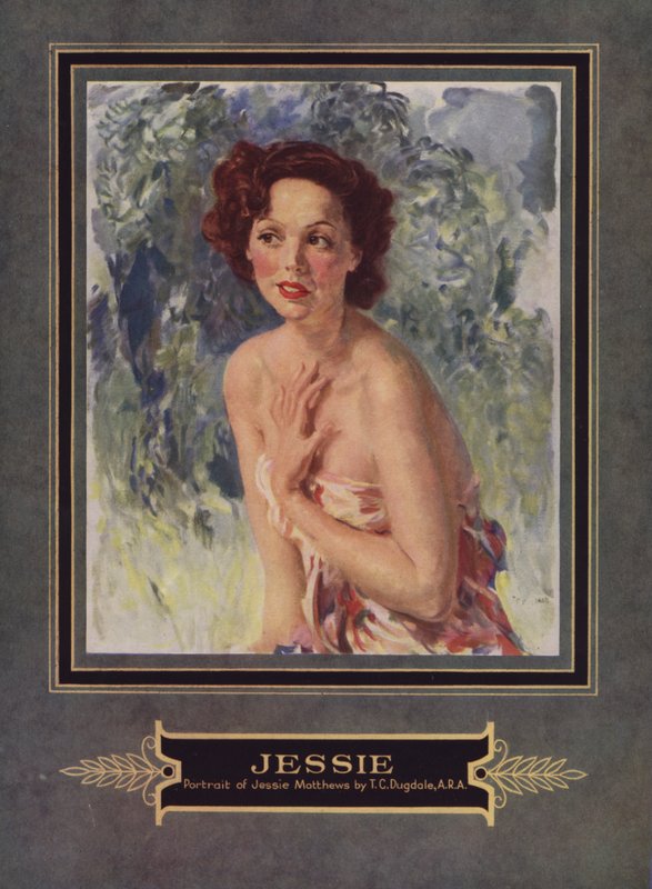 Jessie Matthews, attrice inglese da Thomas Cantrell Dugdale