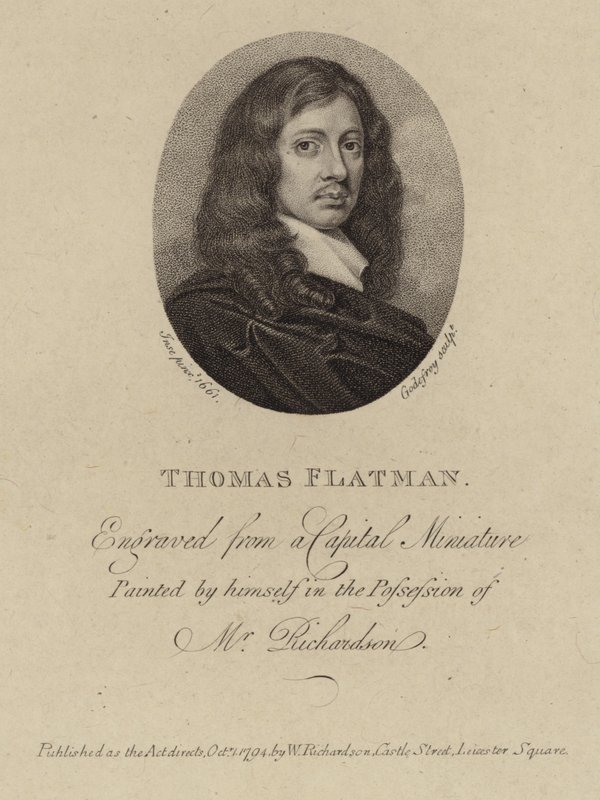 Ritratto di Thomas Flatman da Thomas Flatman