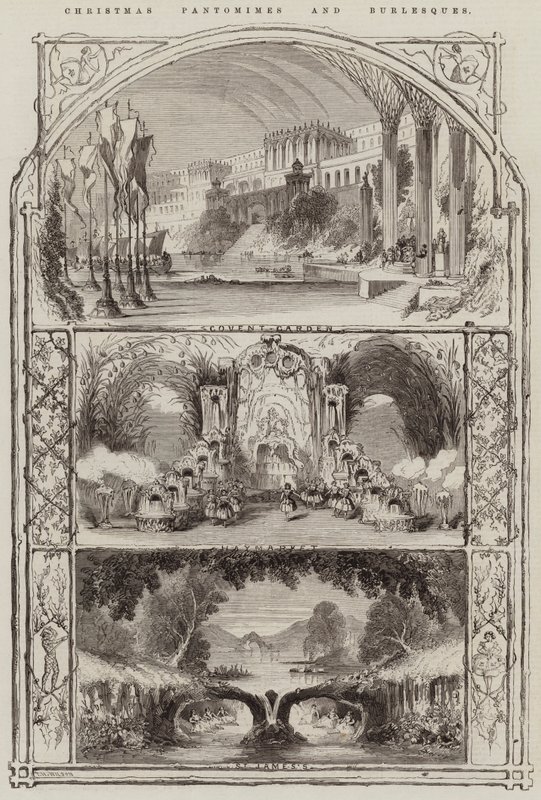 Pantomime e burlesque di Natale da Thomas Harrington Wilson