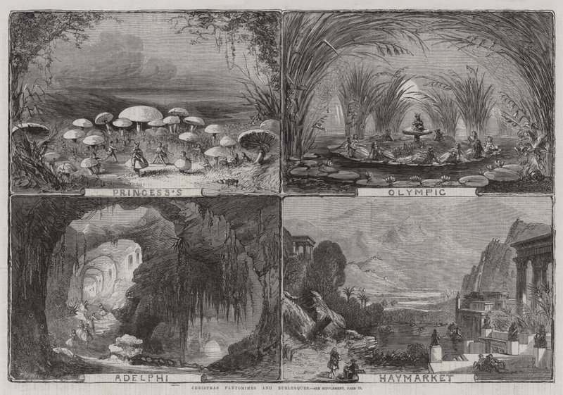 Pantomime e burlesque di Natale da Thomas Harrington Wilson