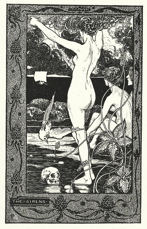 Le sirene (litografia) da Thomas Heath Robinson
