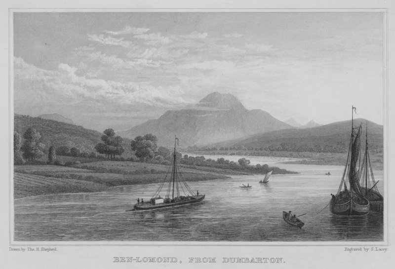 Ben-Lomond, da Dumbarton da Thomas Hosmer Shepherd