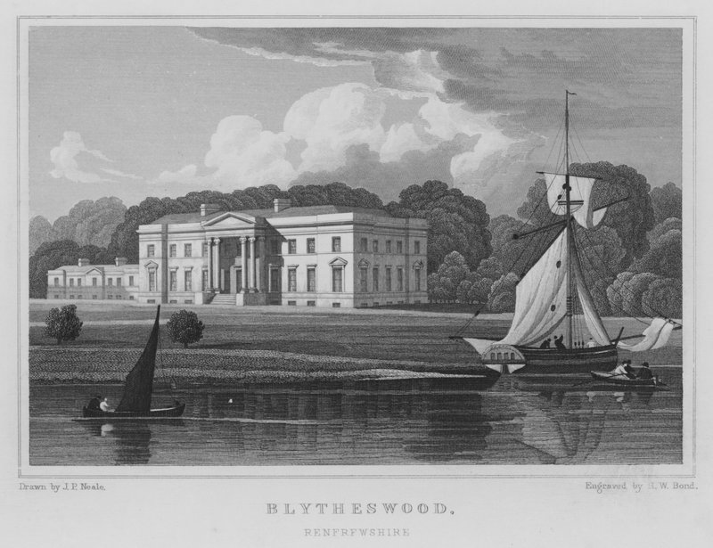 Blytheswood, Renfrewshire da Thomas Hosmer Shepherd