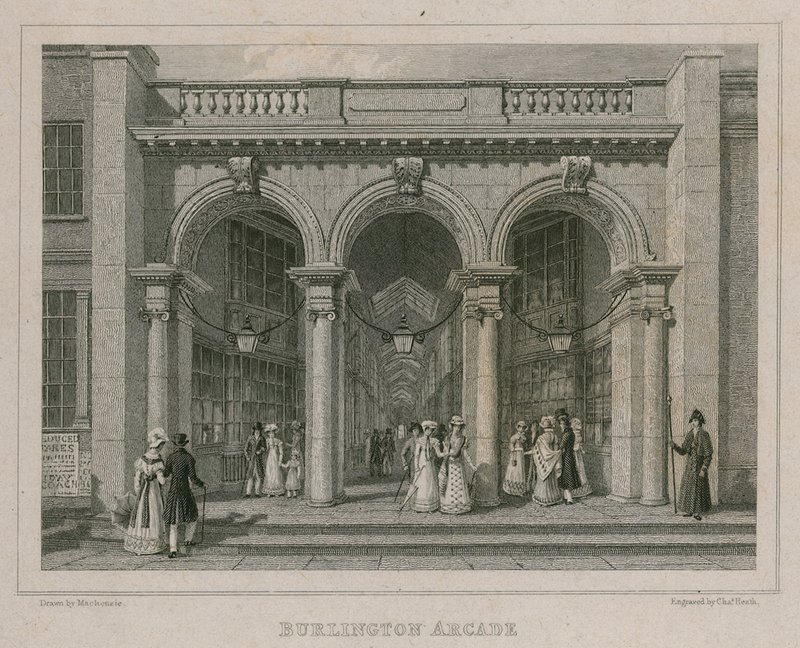 Burlington Arcade, Londra da Thomas Hosmer Shepherd