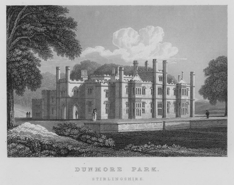 Dunmore Park, Stirlingshire da Thomas Hosmer Shepherd