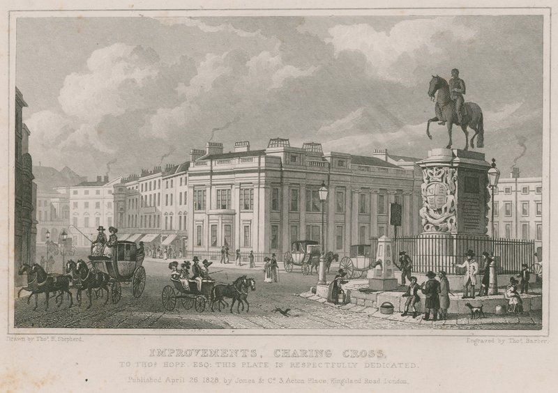 Miglioramenti a Charing Cross da Thomas Hosmer Shepherd