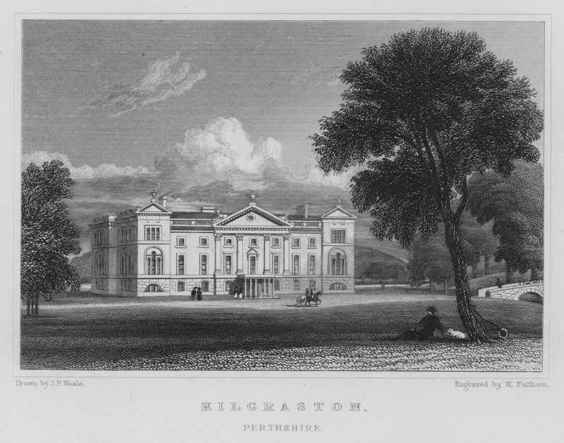 Kilgraston, Perthshire da Thomas Hosmer Shepherd