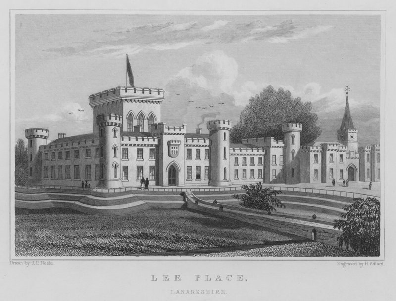 Lee Place, Lanarkshire da Thomas Hosmer Shepherd