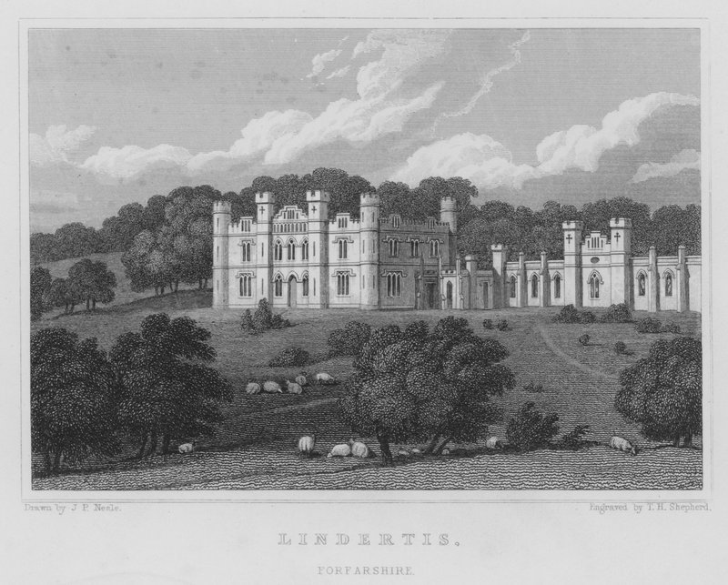 Lindertis, Forfarshire da Thomas Hosmer Shepherd