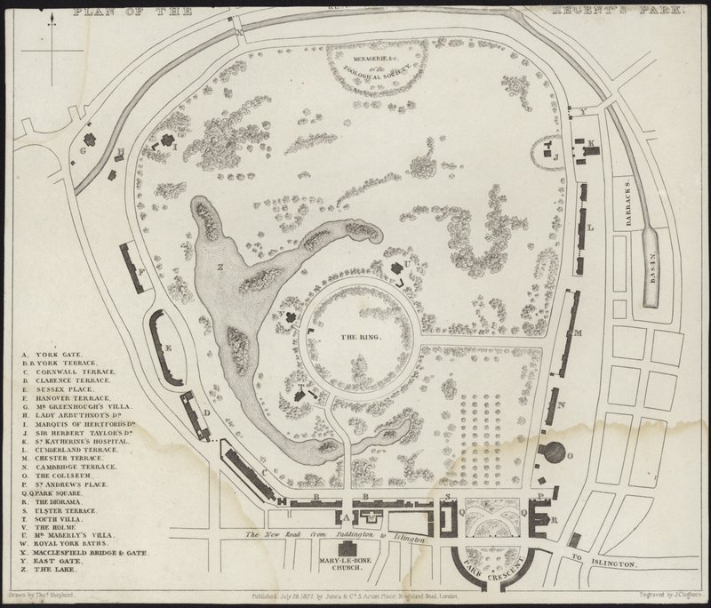 Mappa di Regent