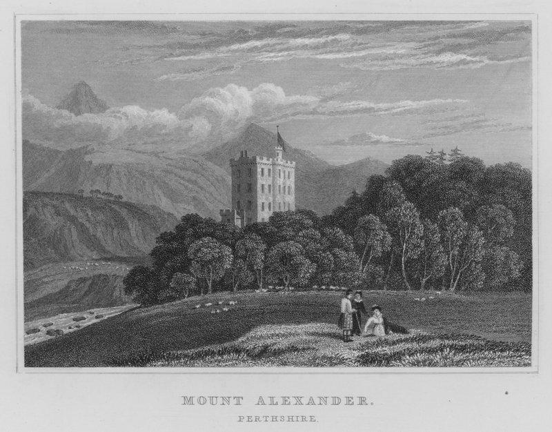 Monte Alexander, Perthshire da Thomas Hosmer Shepherd