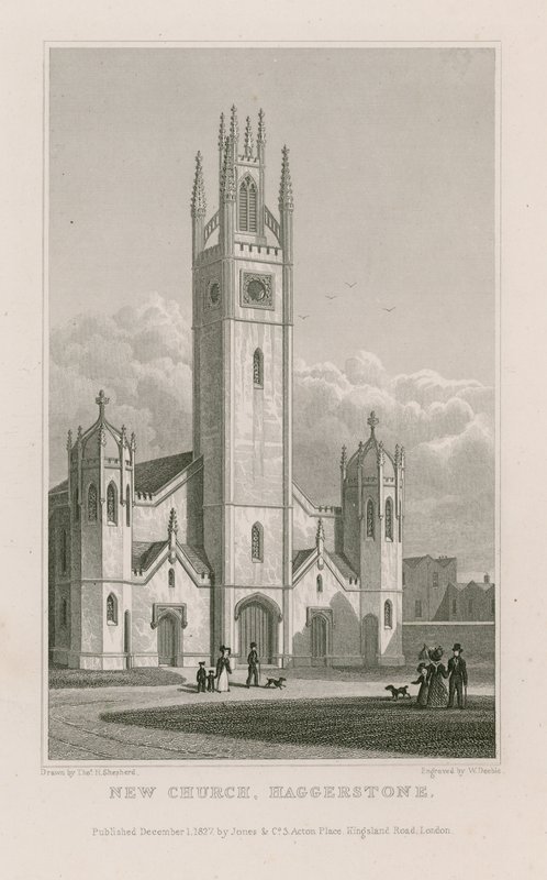 Nuova Chiesa, Haggerston da Thomas Hosmer Shepherd