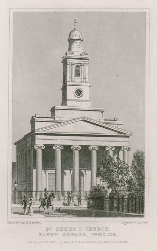 Chiesa di San Pietro, Eaton Square, Pimlico da Thomas Hosmer Shepherd