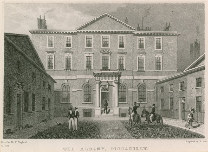 The Albany, Piccadilly, Londra da Thomas Hosmer Shepherd