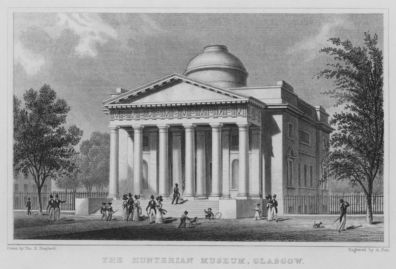 Museo Hunteriano, Glasgow da Thomas Hosmer Shepherd