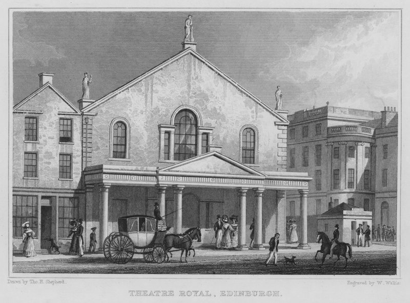 Teatro Reale, Edimburgo da Thomas Hosmer Shepherd